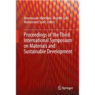 Proceedings of the Third International Symposium on Materials and Sustainable Development