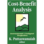 Cost-benefit Analysis: With Reference to Environment and Ecology