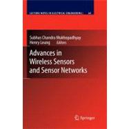 Advances in Wireless Sensors and Sensor Networks
