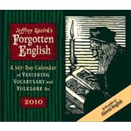 Forgotten English 2010 Calendar