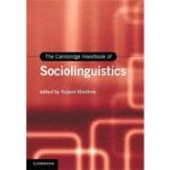 The Cambridge Handbook of Sociolinguistics