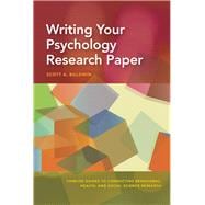 Writing Your Psychology Research Paper,9781433827075