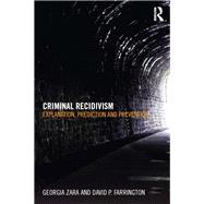 Criminal Recidivism: Explanation, Prediction and Prevention,9781843927075