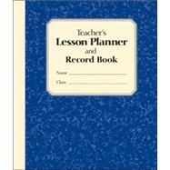 Teacher's Lesson Planner and Record Book (blue)