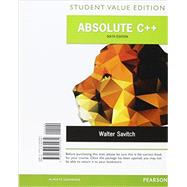 Absolute C++, Student Value Edition Plus MyLab Programming with Pearson eText -- Access Card Package