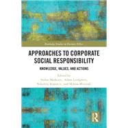 Approaches to Corporate Social Responsibility