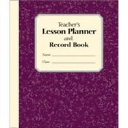 Teacher's Lesson Planner and Record Book