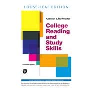 College Reading and Study Skills, Books a la Carte Edition