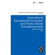 International Educational Innovation and Public Sector Entrepreneurship
