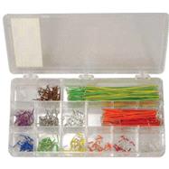 Wire Jumper Kit 350pc 22 AWG 14 Lengths 10 Colors (No Returns Allowed)