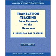 Translation Teaching:  From Research to the Classroom