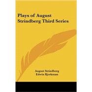 Plays of August Strindberg Third Series