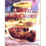 Cooking Light Low-Fat, Low-Calorie Quick and Easy Cookbook