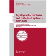 Cryptographic Hardware and Embedded Systems -- CHES 2014
