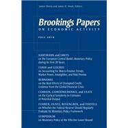 Brookings Papers on Economic Activity - Fall 2018