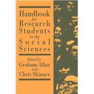 Handbook for Research Students in the Social Sciences