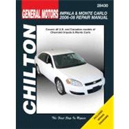 General Motors Chevrolet Impala & Monte Carlo 2006-08 Repair