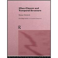 When-Clauses and Temporal Structure
