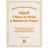 Help! I Have to Write a Research Paper