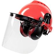 Forestry Helmet with Shield and Earmuffs, Chainsaw Helmet with Face Shield, Hard Hat Safety Gear Equipment, Protective