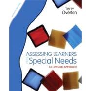 Assessing Learners with Special Needs An Applied Approach