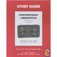 Study Guide Contemporary Linguistics; An Introduction