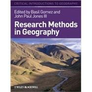 Research Methods in Geography A Critical Introduction