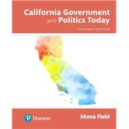 California Government and Politics Today, Books a la Carte