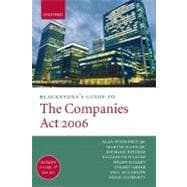 Blackstone's Guide to the Companies Act 2006