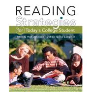 Reading Strategies For Today's College Student