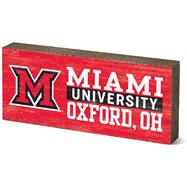 Miami University Legacy Box Out Mini Table Top Stick