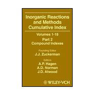 Inorganic Reactions and Methods, Cumulative Index, Part 2 Compound Indexes
