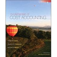 Fundamentals of Cost Accounting,9780073527116