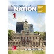 The Unfinished Nation: A Concise History of the American People Volume 1,9781259287121