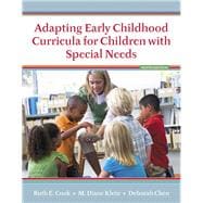 Adapting Early Childhood Curricula for Children with Special Needs, Loose-Leaf Version