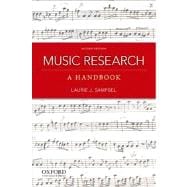 Music Research A Handbook