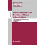 Analytical and Stochastic Modeling Techniques and Applications : 18th International Conference, ASMTA 2011, Venice, Italy, June 20-22, 2011, Proceedings