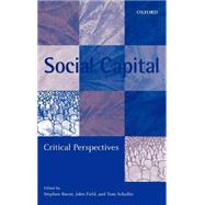 Social Capital Critical Perspectives