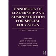 Handbook of Leadership and Administration for Special Education