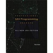 Professional Sas Programming Secrets