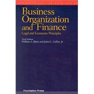 Business Organization and Finance