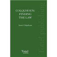 Finding the Law A Handbook for Scots Lawyers