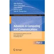 Advances in Computing and Communications: First International Conference, ACC 2011, Kochi, India, July 22-24, 2011. Proceedings