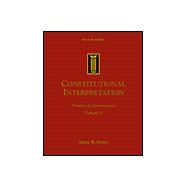 Constitutional Interpretation Power of Government, Volume I
