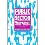 Public Sector Management : Theory, Critique and Practice