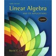 Linear Algebra and Its Applications with CD-ROM, Update