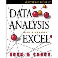 Data Analysis with Microsoft Excel Updated for Office XP (with CD-ROM)
