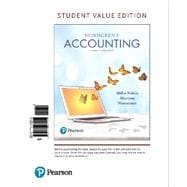 Horngren's Accounting, Student Value Edition