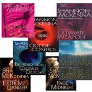 Shannon Mckenna's Mccloud Brothers Bundle : Fade to Midnight, Behind Closed Doors, Standing in the Shadows, Out of Control, Edge of Midnight, Extreme Danger and Ultimate Weapon