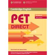 PET Direct Workbook with answers,9780521167154